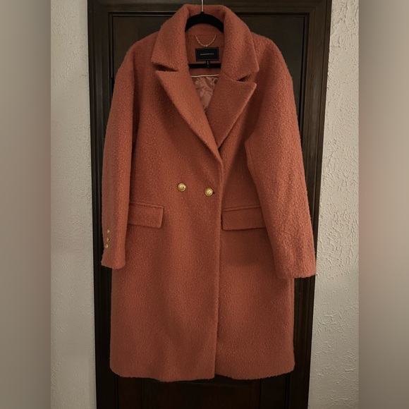 MaxAzria Pink Boucle Coat - Picture 3 of 12